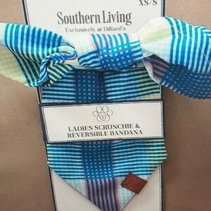 Pet Bandana With Matching Owner Scrunchie Set NWT